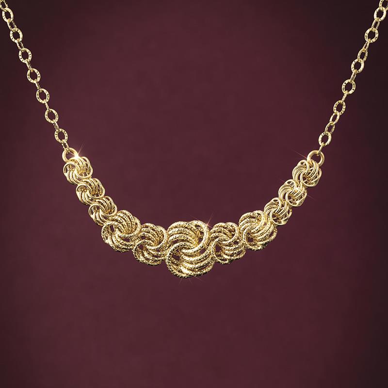 Italian Rosetta Necklace & Earrings